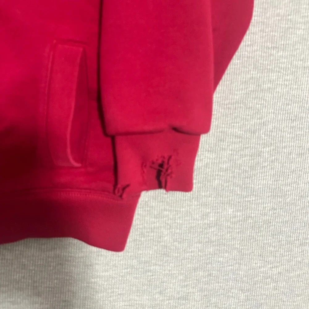 Gap Kids Red Full Zip Sherpa Lined‎ Hoodie Arch Logo Youth Extra Large XL (12)